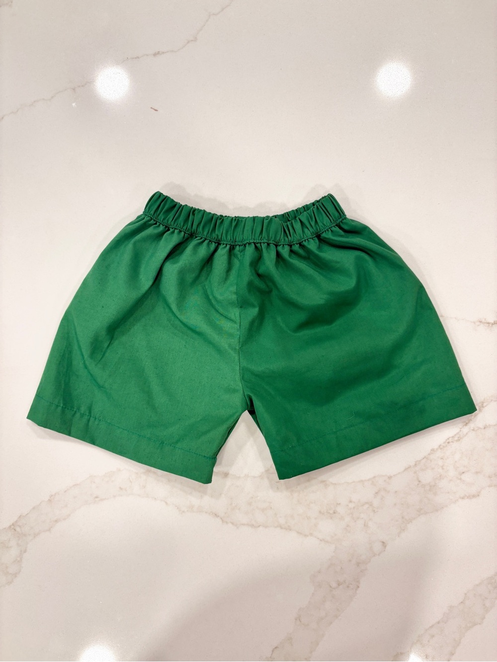 NEW Boutique Boys Infant/Toddler Green Elastic-Waist Shorts 18mo